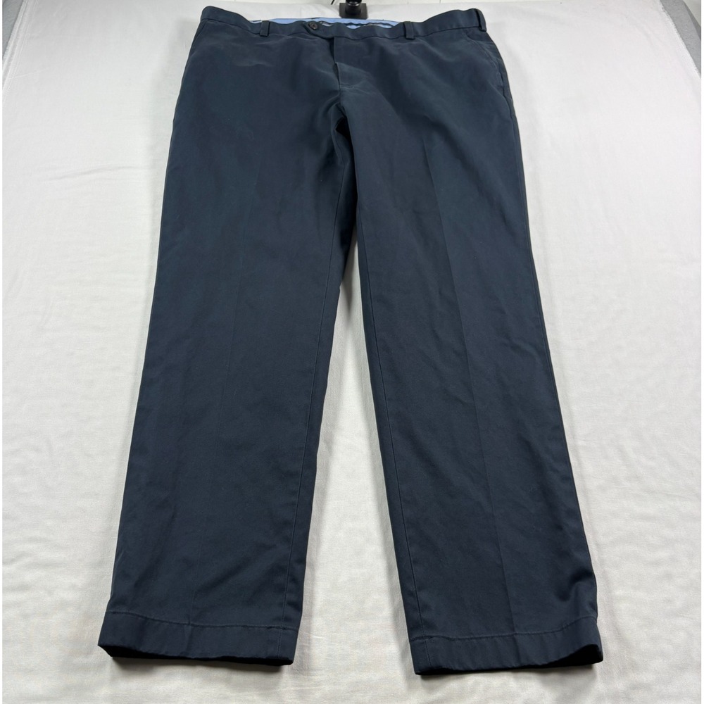 Brooks Brothers Pants Mens 40x32 Blue Advantage Chino Milano Casual Slacks